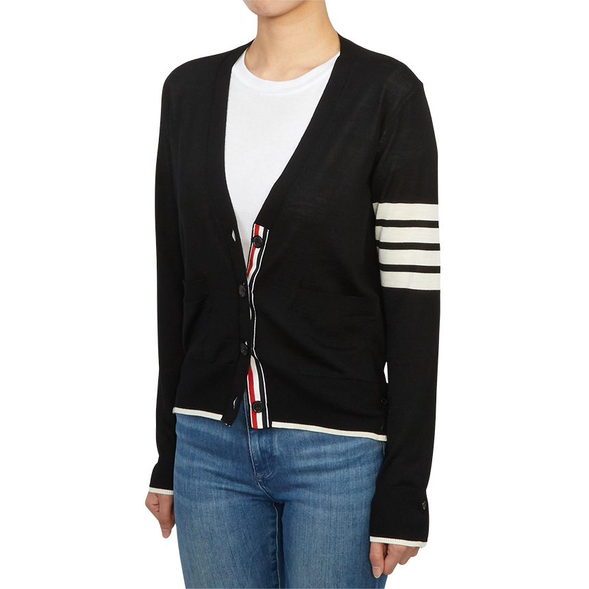 톰브라운(THOM BROWNE) 여성 가디건 FKC334D Y1014 001