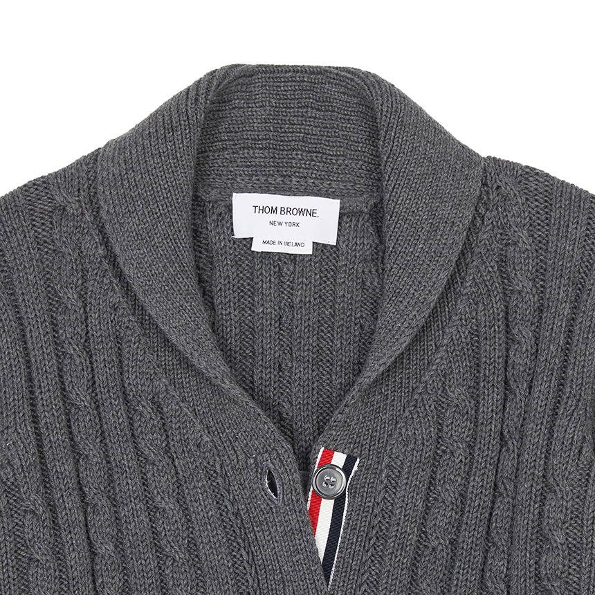 톰브라운(THOM BROWNE) 여성 카라 가디건 FKC621A Y1024 035