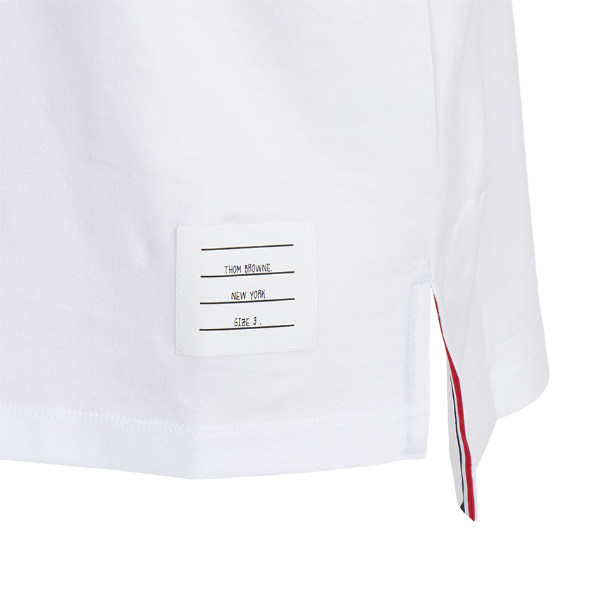 톰브라운(THOM BROWNE) 남성 카라 반팔티셔츠 MJP052A 00042 100