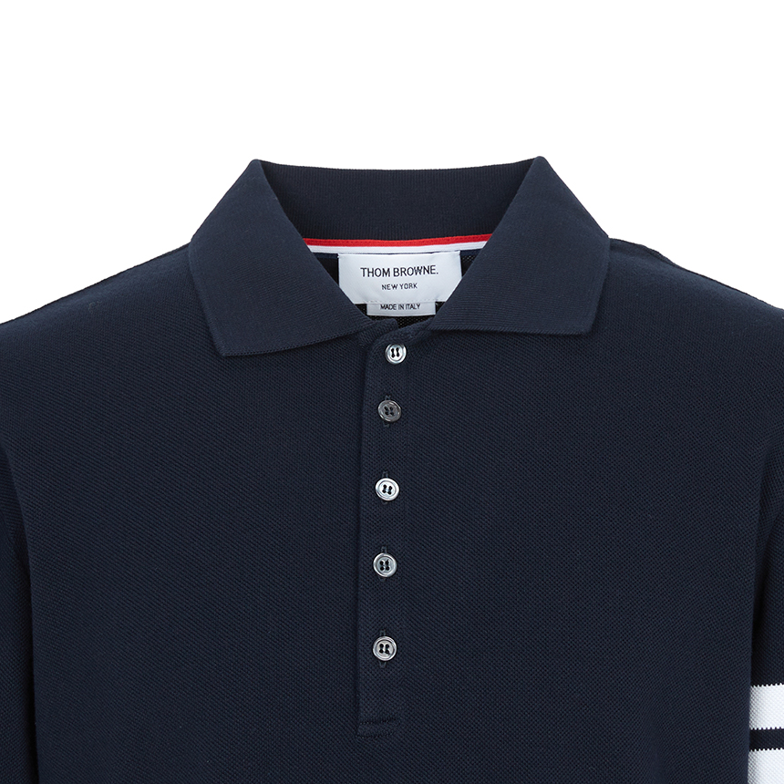 톰브라운(THOM BROWNE) 남성 카라 반팔티셔츠 MJP136G 07976 415