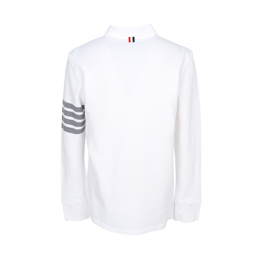 톰브라운(THOM BROWNE) 남성 카라 긴팔티셔츠 MJP137G 07976 100