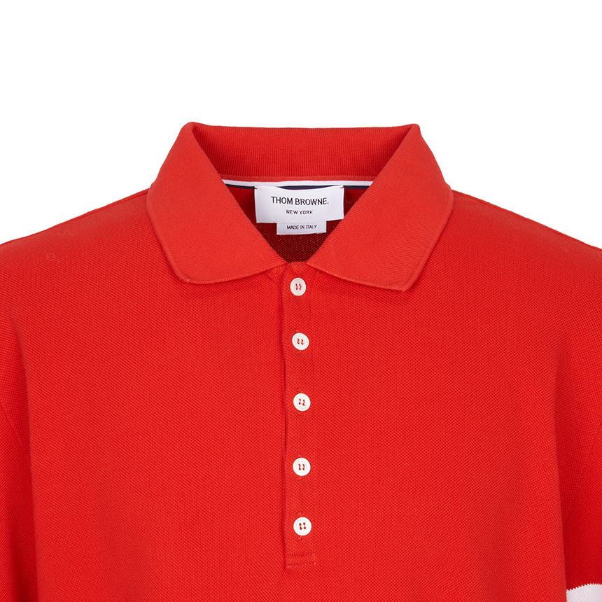 톰브라운(THOM BROWNE) 남성 카라 긴팔티셔츠 MJP137G 07976 600