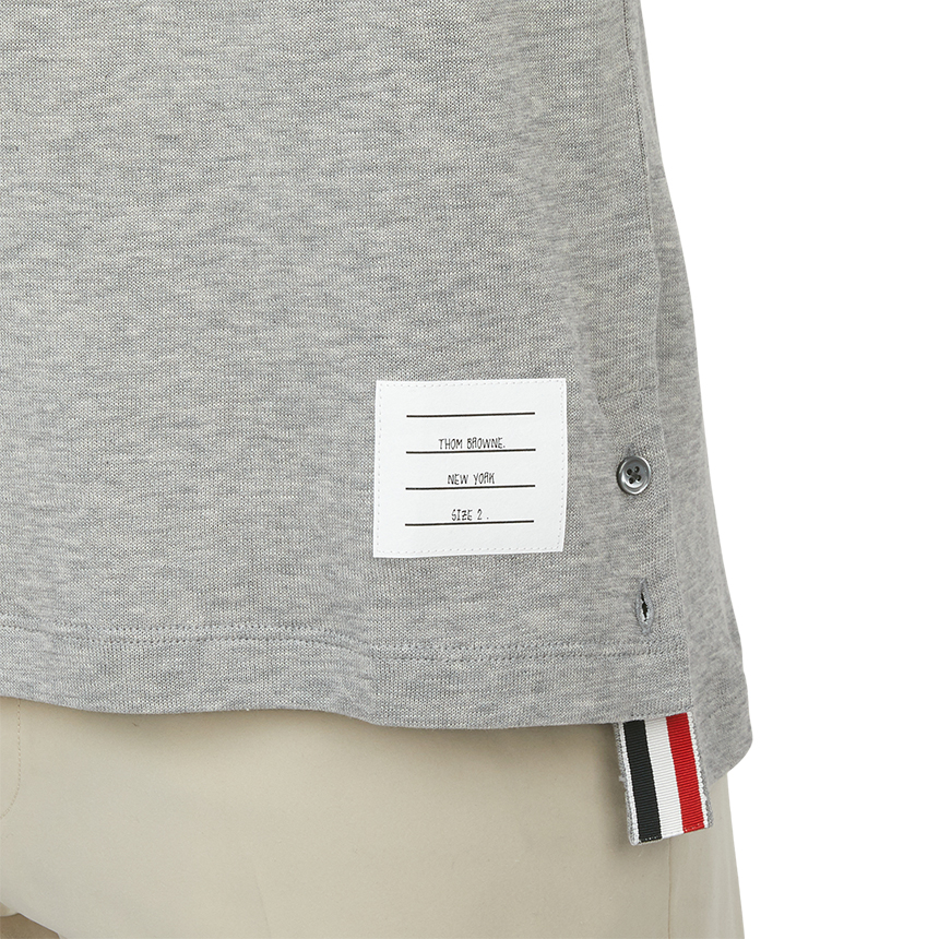 톰브라운(THOM BROWNE) 남성 카라 반팔티셔츠 MJP193A J0129 035