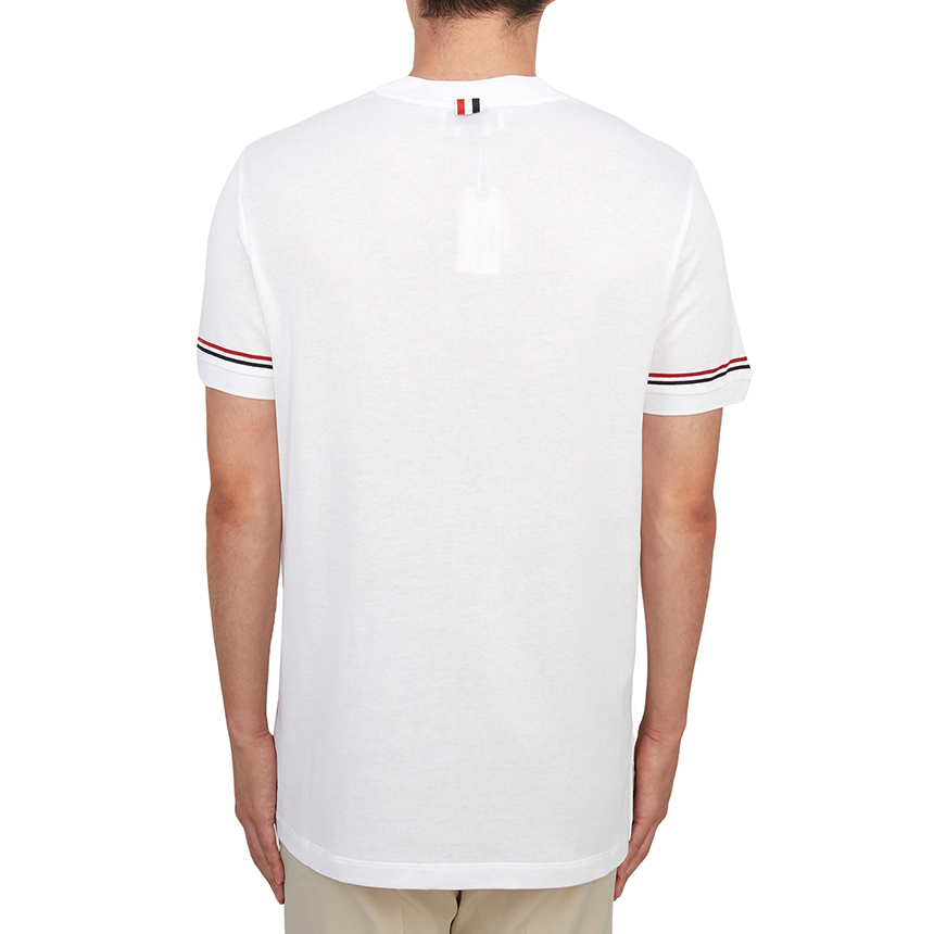 톰브라운(THOM BROWNE) 남성 반팔티셔츠 MJS247A J0129 100