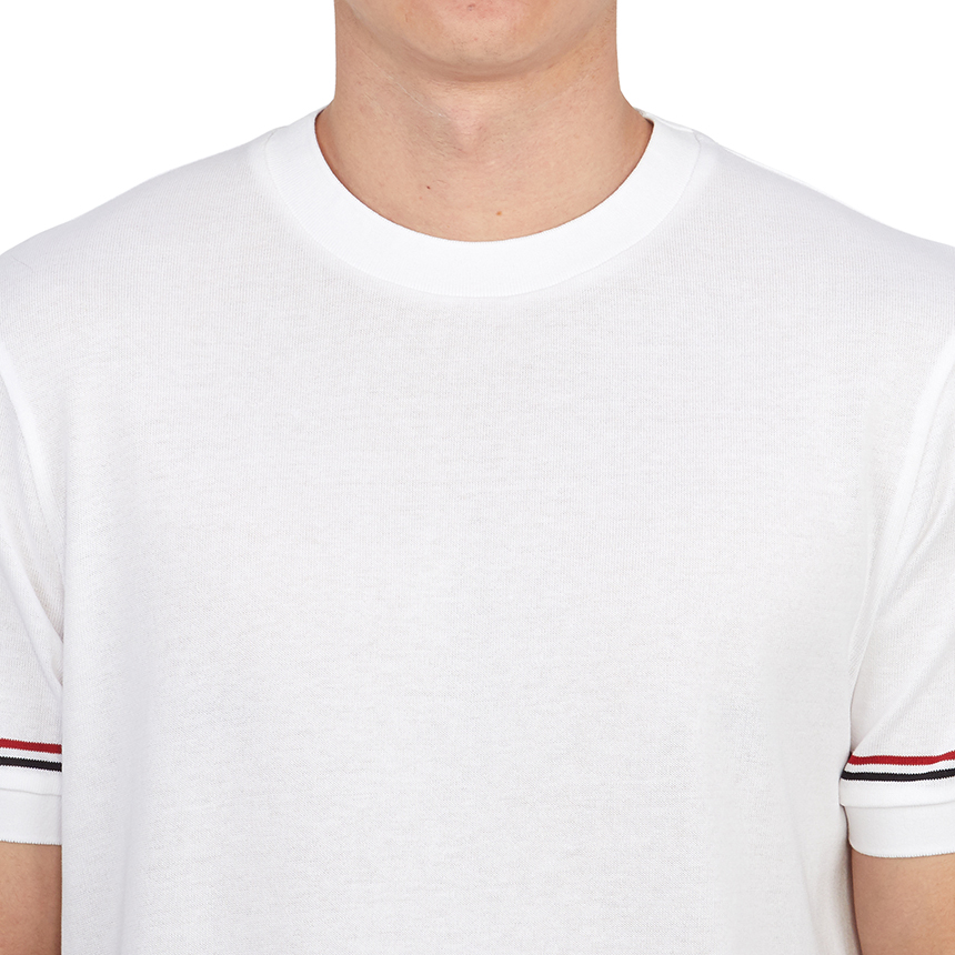 톰브라운(THOM BROWNE) 남성 반팔티셔츠 MJS247A J0129 100