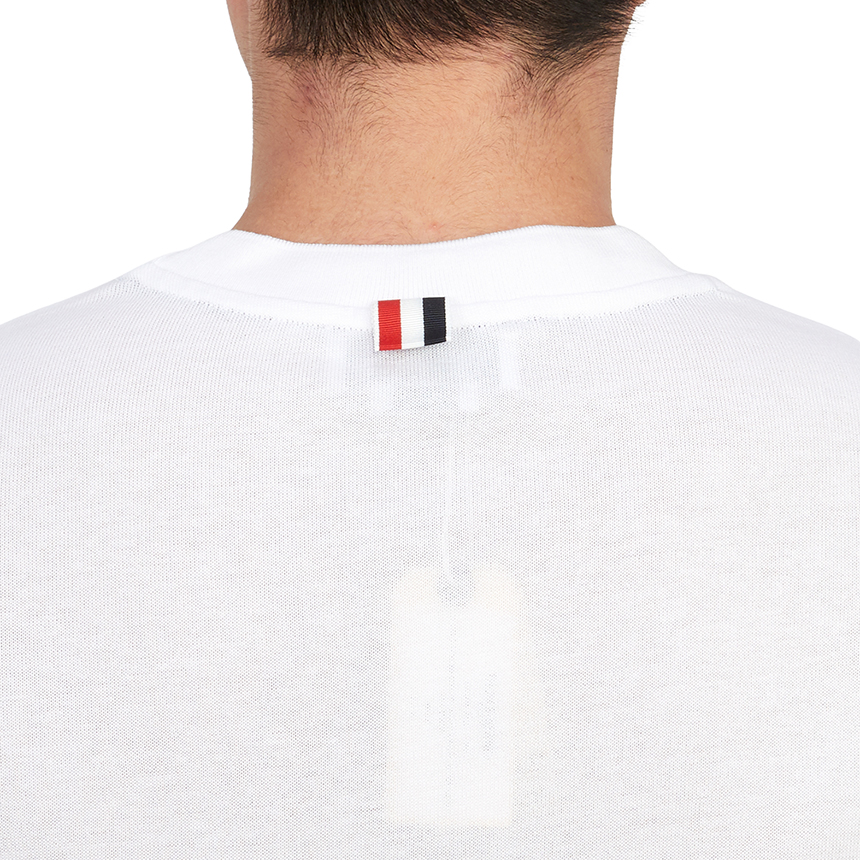 톰브라운(THOM BROWNE) 남성 반팔티셔츠 MJS247A J0129 100