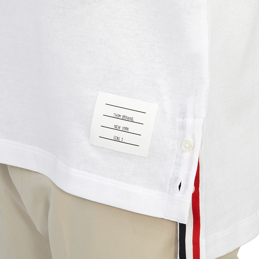 톰브라운(THOM BROWNE) 남성 반팔티셔츠 MJS247A J0129 100