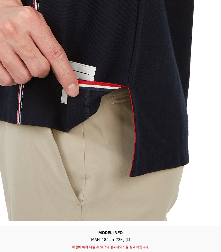 톰브라운(THOM BROWNE) 남성 반팔티셔츠 MJS252A J0138 415