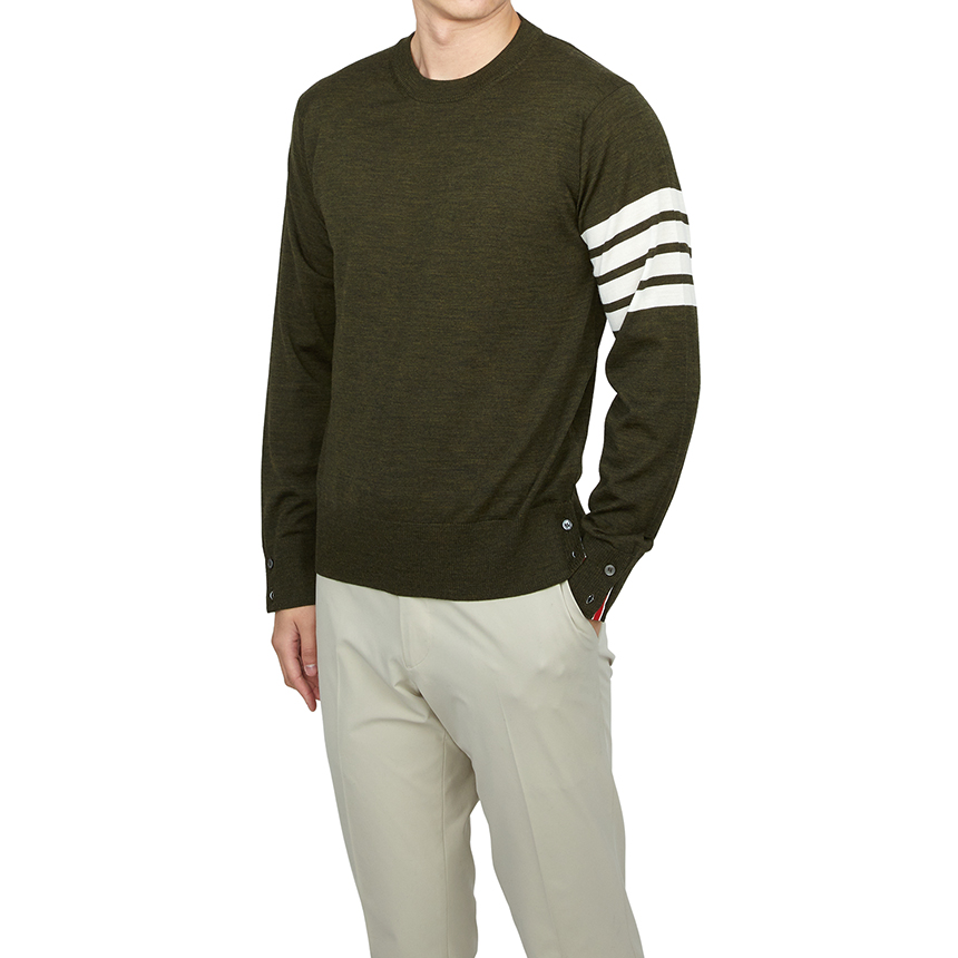 톰브라운(THOM BROWNE) 남성 니트 MKA002A Y1014 322