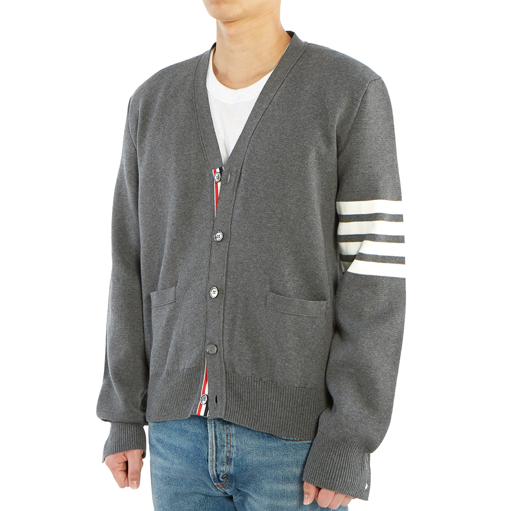 톰브라운(THOM BROWNE) 남성 가디건 MKC171A 00219 035