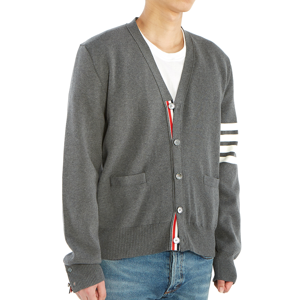 톰브라운(THOM BROWNE) 남성 가디건 MKC171A 00219 035