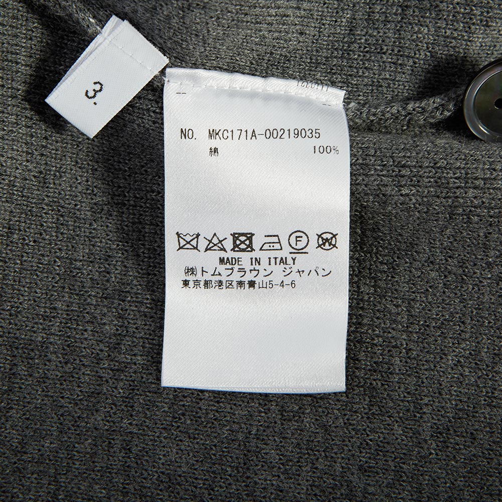 톰브라운(THOM BROWNE) 남성 가디건 MKC171A 00219 035