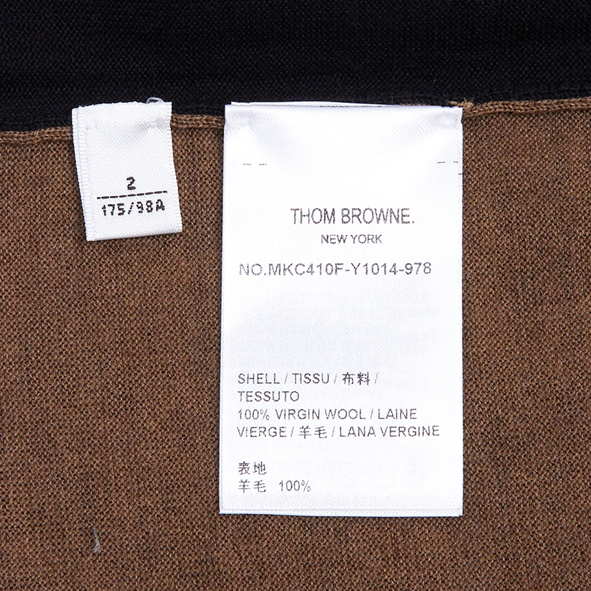 톰브라운(THOM BROWNE) 남성 가디건 MKC410F Y1014 978