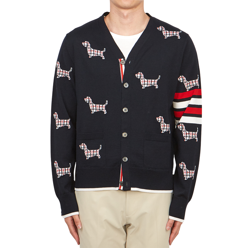 톰브라운(THOM BROWNE) 스크래치 남성 가디건 MKC511B Y1002 415 SC_MKC511B Y1002 415_037
