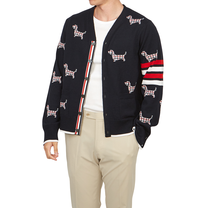 톰브라운(THOM BROWNE) 스크래치 남성 가디건 MKC511B Y1002 415 SC_MKC511B Y1002 415_037