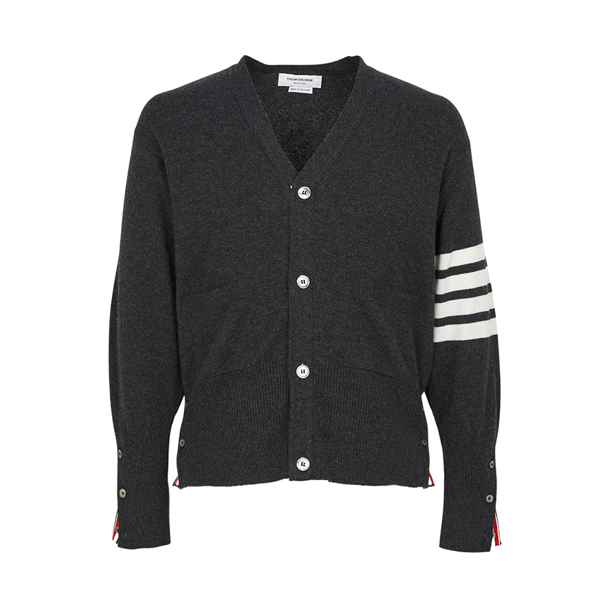 톰브라운(THOM BROWNE) 남성 크롭 가디건 MKCS01A 00011 022