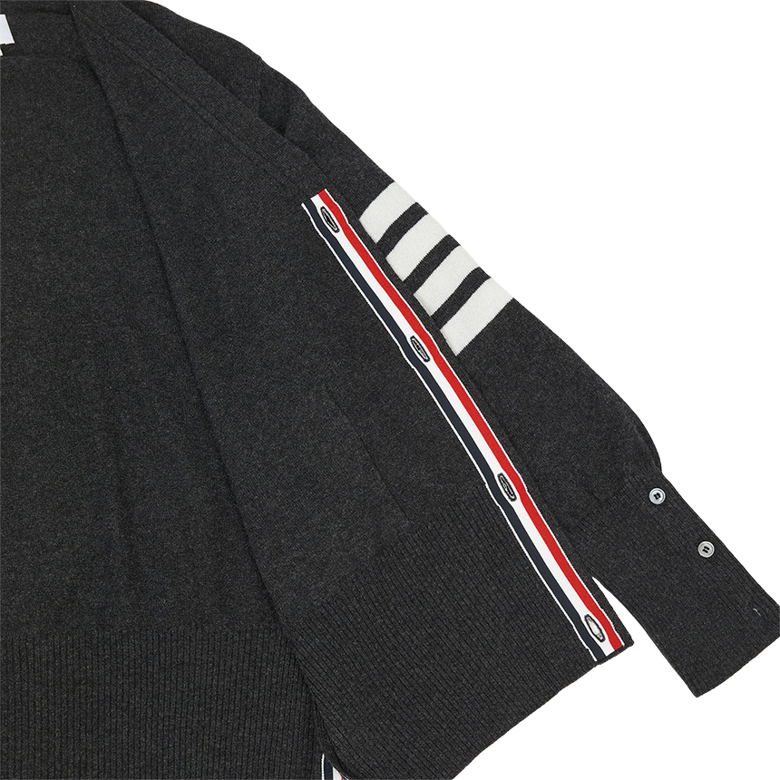톰브라운(THOM BROWNE) 남성 크롭 가디건 MKCS01A 00011 022
