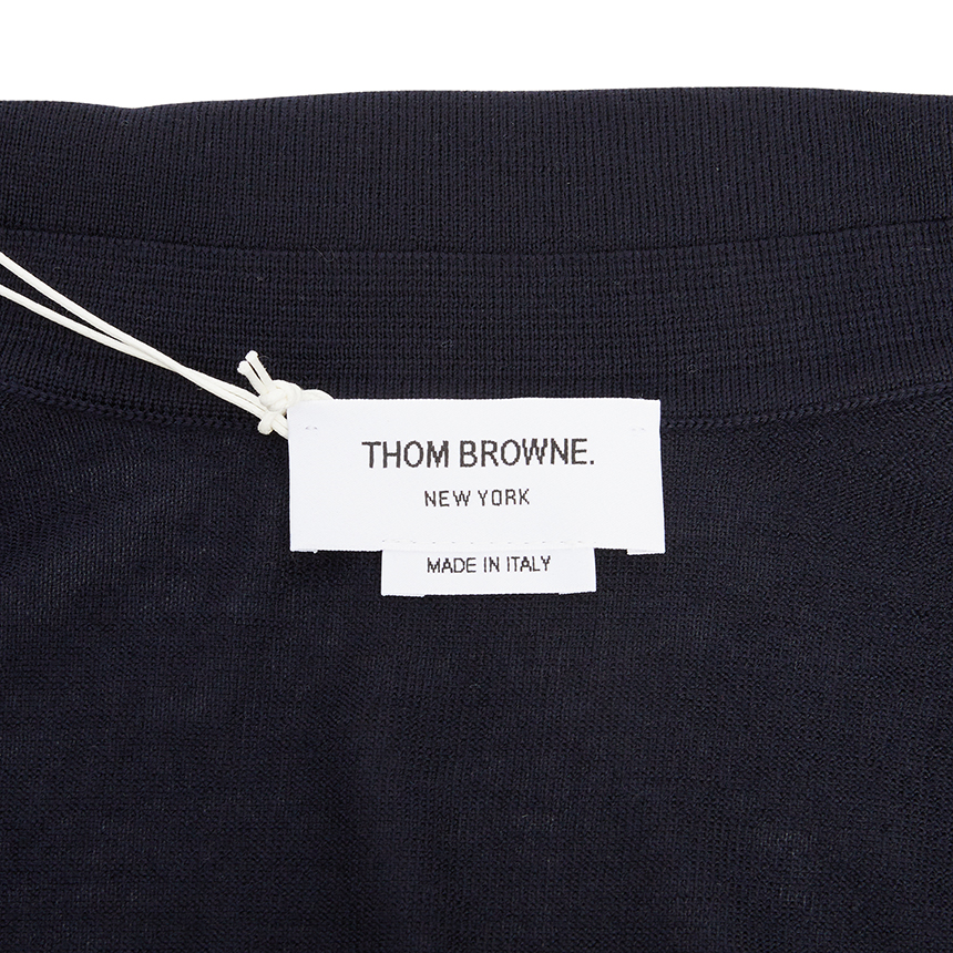 톰브라운(THOM BROWNE) 남성 카라 가디건 MKL005A Y1002 415