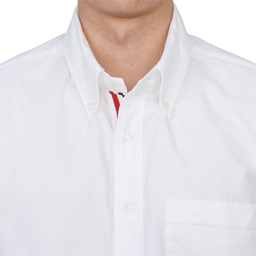 톰브라운(THOM BROWNE) 남성 반팔 셔츠 MWS239E F0313 100