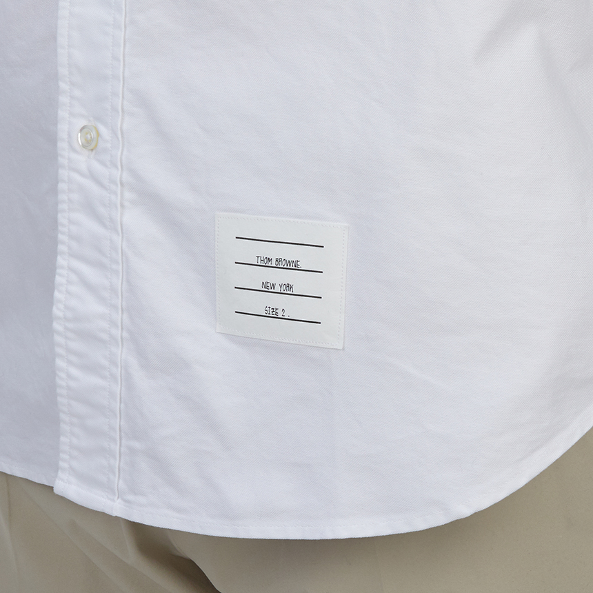 톰브라운(THOM BROWNE) 남성 반팔 셔츠 MWS239E F0313 100