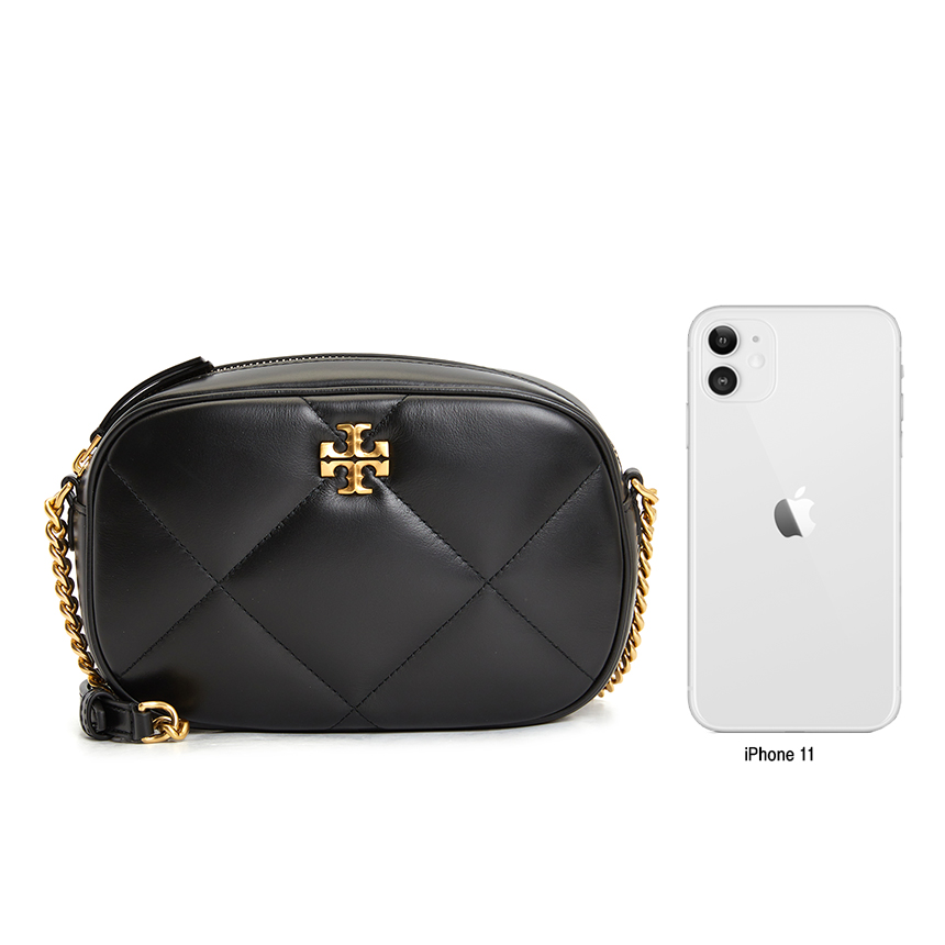 토리버치(TORYBURCH) 키라 다이아몬드 퀼팅 카메라백 154715 001