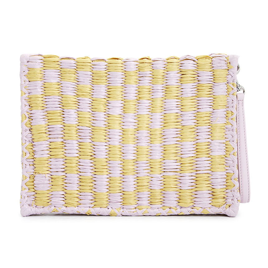 토리버치(TORYBURCH) 엘라 라피아 클러치 165693 500