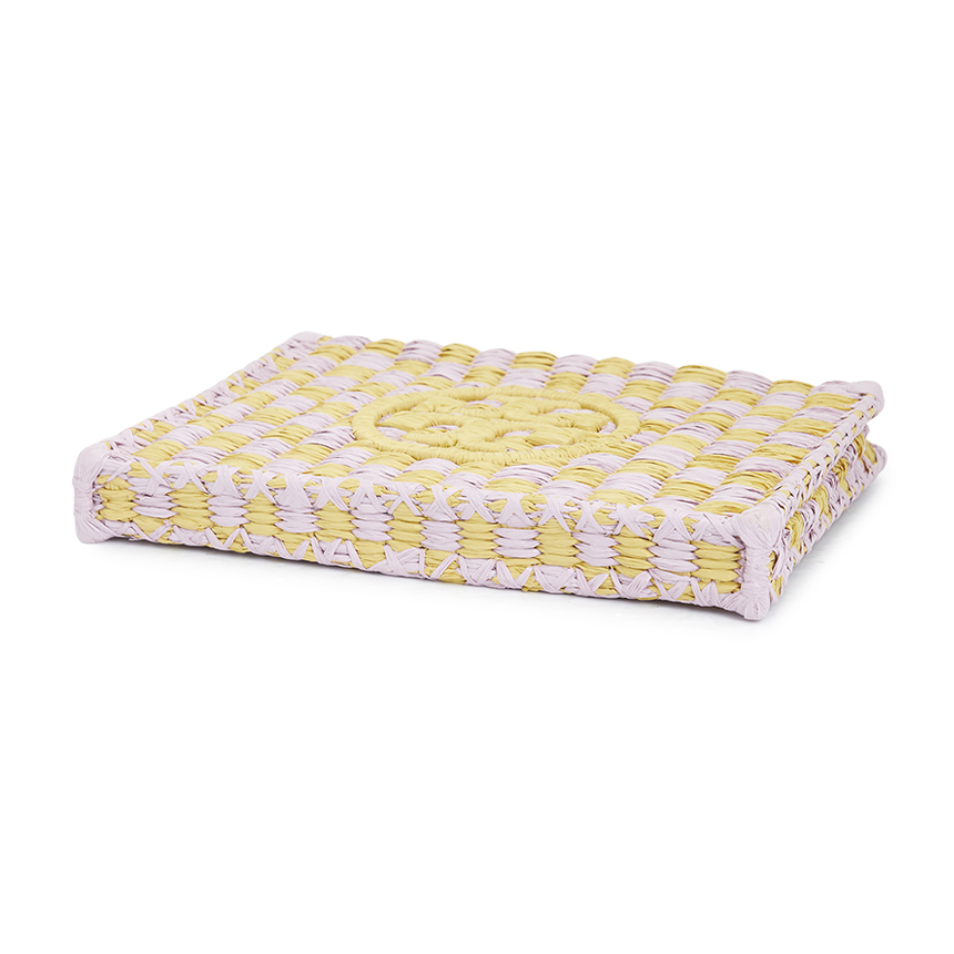 토리버치(TORYBURCH) 엘라 라피아 클러치 165693 500