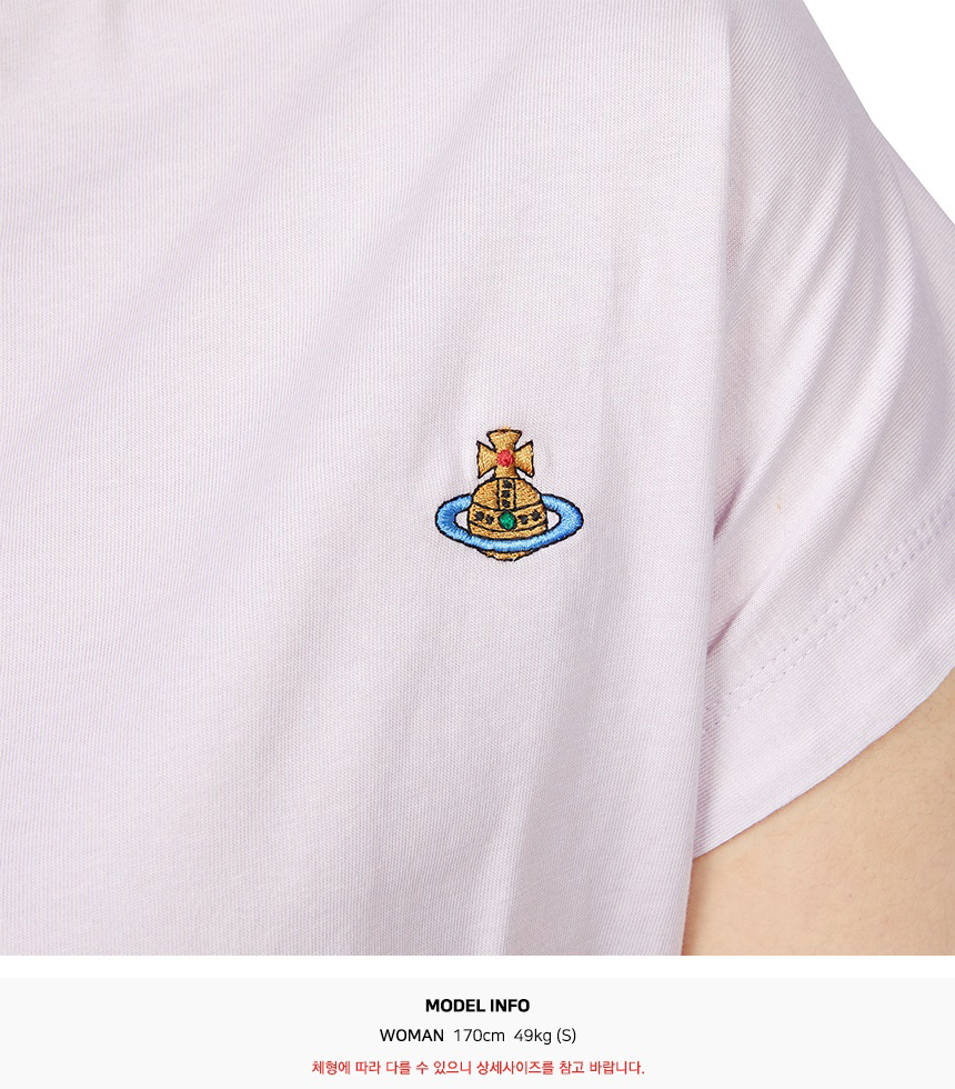 비비안웨스트우드(VIVIENNE WESTWOOD) 헤보 여성 반팔티셔츠 1504000A J001M J402