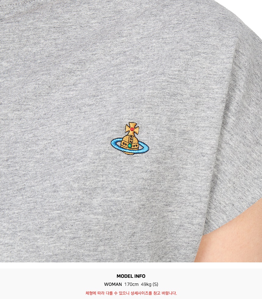 비비안웨스트우드(VIVIENNE WESTWOOD) 헤보 여성 반팔티셔츠 1504000A J001M P001