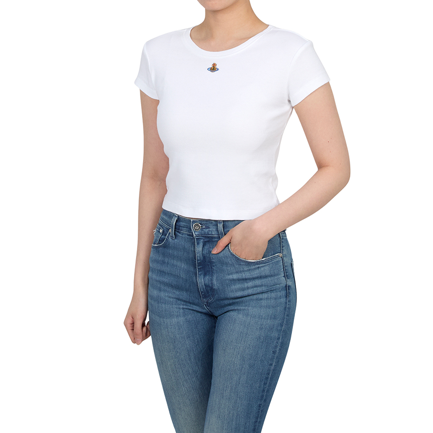 비비안웨스트우드(VIVIENNE WESTWOOD) 베이비 페루 여성 반팔티셔츠 1G010019 J009C A401
