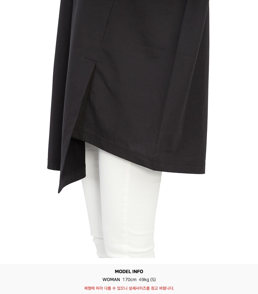 요지야마모토(YOHJI YAMAMOTO) Y-3 프리미엄 여자 크루넥 반팔티셔츠 루즈핏 H44796 BLACK